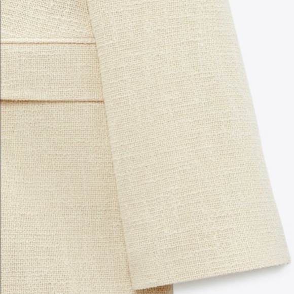 [NWT] Textured Blazer - Oyster White - Picture 5 of 5